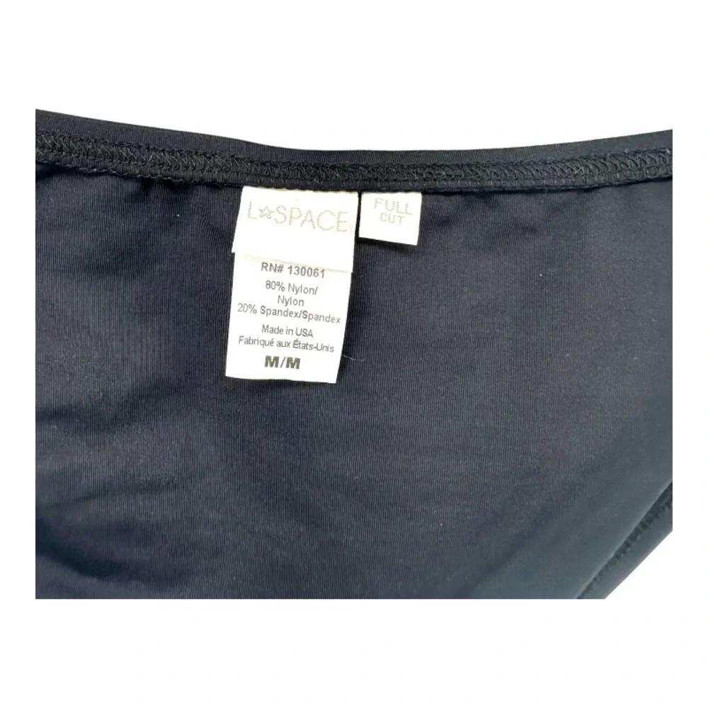l*space Black Side-Tie Bikini Bottoms